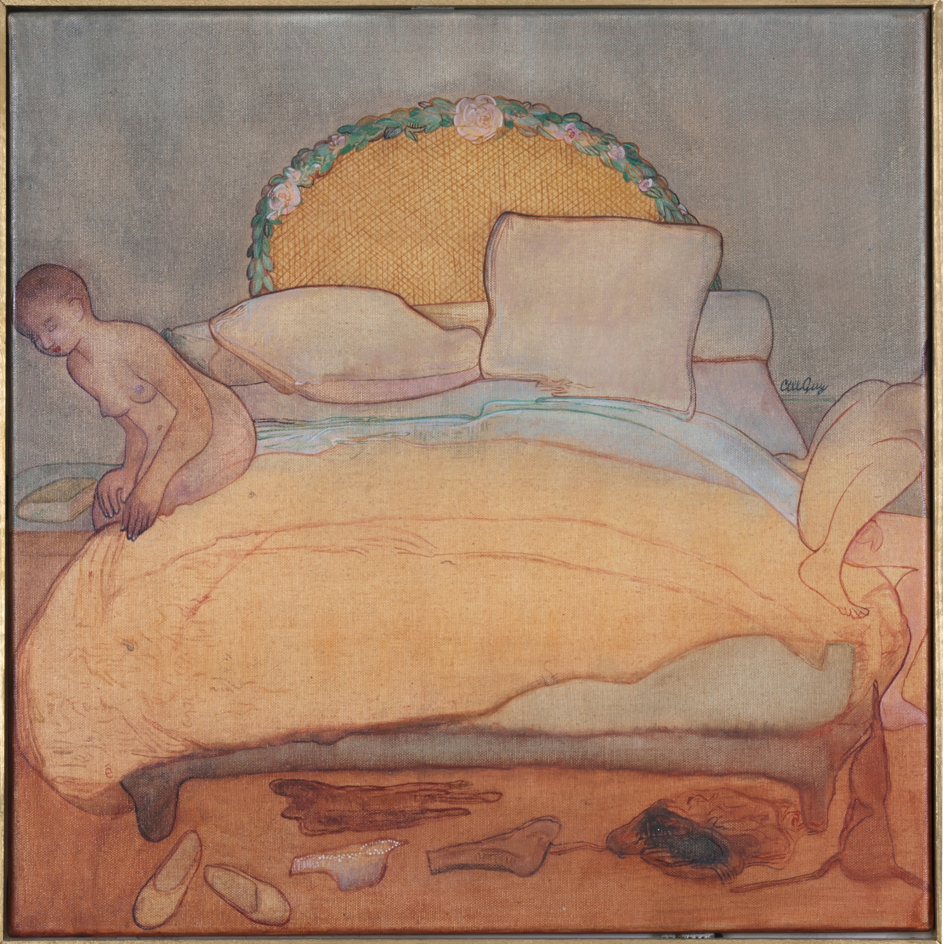 LE LIT AUX ROSES - Linette Cajou